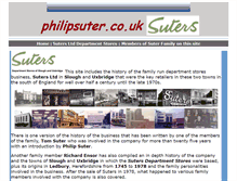 Tablet Screenshot of philipsuter.co.uk